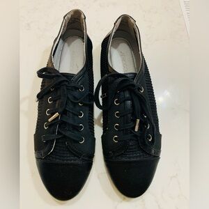 AEROSOLES cushioned mesh and leather sneakers, 8.5